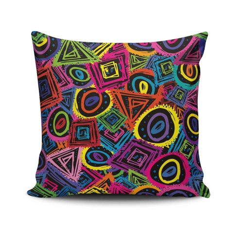 Stylish Cushion Cover 43x43 cm, 50% Cotton/50% Polyester, Washable & Ironable, Concealed Zip Closure | Perfect for Home Decor & Comfort