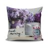 Stylish Cushion Cover 43x43 cm, 50% Cotton/50% Polyester, Washable & Ironable, Concealed Zip Closure | Perfect for Home Decor & Comfort