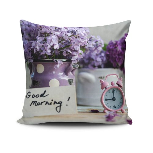 Stylish Cushion Cover 43x43 cm, 50% Cotton/50% Polyester, Washable & Ironable, Concealed Zip Closure | Perfect for Home Decor & Comfort