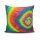 Stylish Cushion Cover 43x43 cm, 50% Cotton/50% Polyester, Washable & Ironable, Concealed Zip Closure | Perfect for Home Decor & Comfort