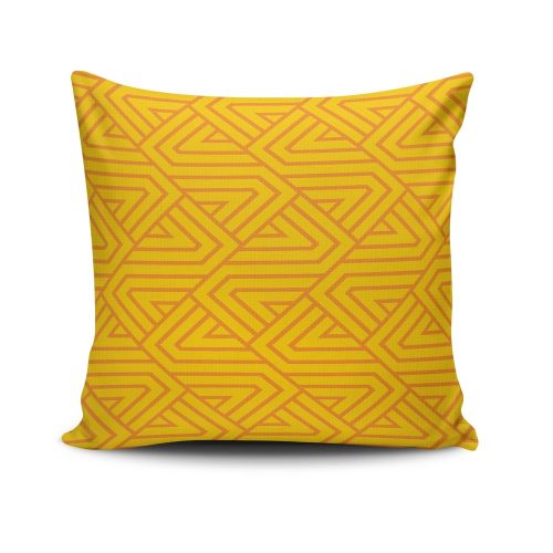 Stylish Cushion Cover 43x43 cm, 50% Cotton/50% Polyester, Washable & Ironable, Concealed Zip Closure | Perfect for Home Decor & Comfort