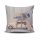 Stylish Cushion Cover 43x43 cm, 50% Cotton/50% Polyester, Washable & Ironable, Concealed Zip Closure | Perfect for Home Decor & Comfort