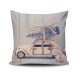 Stylish Cushion Cover 43x43 cm, 50% Cotton/50% Polyester, Washable & Ironable, Concealed Zip Closure | Perfect for Home Decor & Comfort