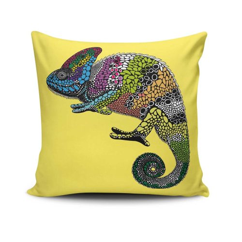 Stylish Cushion Cover 43x43 cm, 50% Cotton/50% Polyester, Washable & Ironable, Concealed Zip Closure | Perfect for Home Decor & Comfort