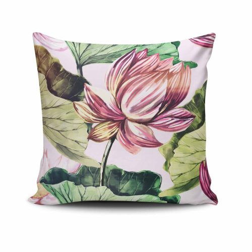 Stylish Cushion Cover 43x43 cm, 50% Cotton/50% Polyester, Washable & Ironable, Concealed Zip Closure | Perfect for Home Decor & Comfort