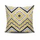 Stylish Cushion Cover 43x43 cm, 50% Cotton/50% Polyester, Washable & Ironable, Concealed Zip Closure | Perfect for Home Decor & Comfort