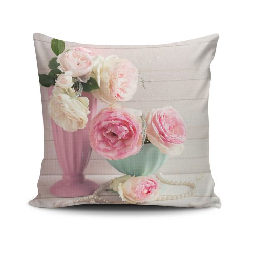Stylish Cushion Cover 43x43 cm, 50% Cotton/50% Polyester, Washable & Ironable, Concealed Zip Closure | Perfect for Home Decor & Comfort