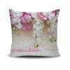 Stylish Cushion Cover 43x43 cm, 50% Cotton/50% Polyester, Washable & Ironable, Concealed Zip Closure | Perfect for Home Decor & Comfort