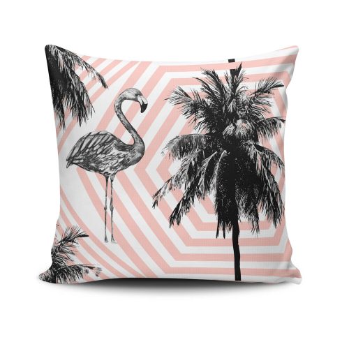 Stylish Cushion Cover 43x43 cm, 50% Cotton/50% Polyester, Washable & Ironable, Concealed Zip Closure | Perfect for Home Decor & Comfort