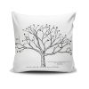 Stylish Cushion Cover 43x43 cm, 50% Cotton/50% Polyester, Washable & Ironable, Concealed Zip Closure | Perfect for Home Decor & Comfort