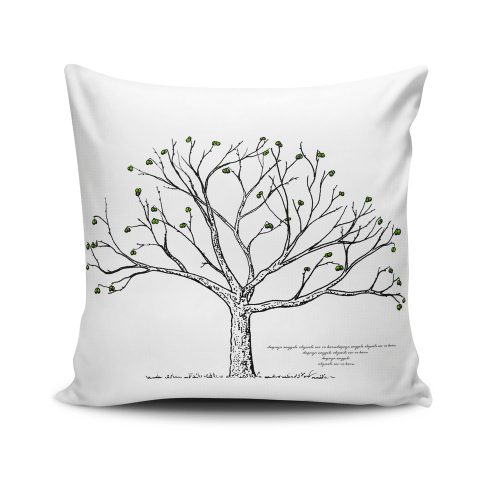 Stylish Cushion Cover 43x43 cm, 50% Cotton/50% Polyester, Washable & Ironable, Concealed Zip Closure | Perfect for Home Decor & Comfort