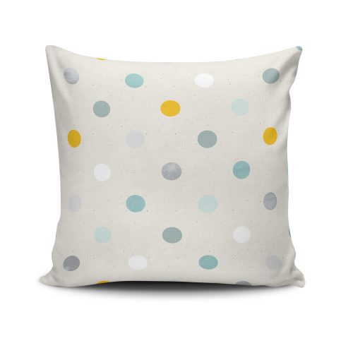 Stylish Cushion Cover 43x43 cm, 50% Cotton/50% Polyester, Washable & Ironable, Concealed Zip Closure | Perfect for Home Decor & Comfort