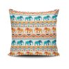 Stylish Cushion Cover 43x43 cm, 50% Cotton/50% Polyester, Washable & Ironable, Concealed Zip Closure | Perfect for Home Decor & Comfort