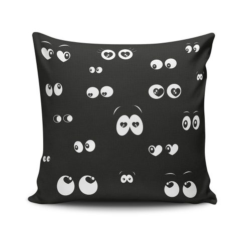 Stylish Cushion Cover 43x43 cm, 50% Cotton/50% Polyester, Washable & Ironable, Concealed Zip Closure | Perfect for Home Decor & Comfort