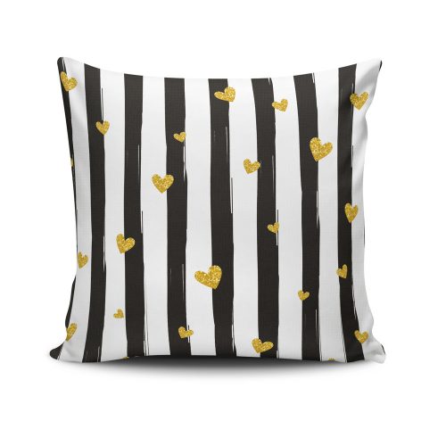 Stylish Cushion Cover 43x43 cm, 50% Cotton/50% Polyester, Washable & Ironable, Concealed Zip Closure | Perfect for Home Decor & Comfort