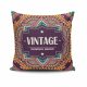 Stylish Cushion Cover 43x43 cm, 50% Cotton/50% Polyester, Washable & Ironable, Concealed Zip Closure | Perfect for Home Decor & Comfort