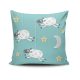 Stylish Cushion Cover 43x43 cm, 50% Cotton/50% Polyester, Washable & Ironable, Concealed Zip Closure | Perfect for Home Decor & Comfort