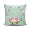 Stylish Cushion Cover 43x43 cm, 50% Cotton/50% Polyester, Washable & Ironable, Concealed Zip Closure | Perfect for Home Decor & Comfort