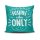 Stylish Cushion Cover 43x43 cm, 50% Cotton/50% Polyester, Washable & Ironable, Concealed Zip Closure | Perfect for Home Decor & Comfort