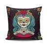 Stylish Cushion Cover 43x43 cm, 50% Cotton/50% Polyester, Washable & Ironable, Concealed Zip Closure | Perfect for Home Decor & Comfort