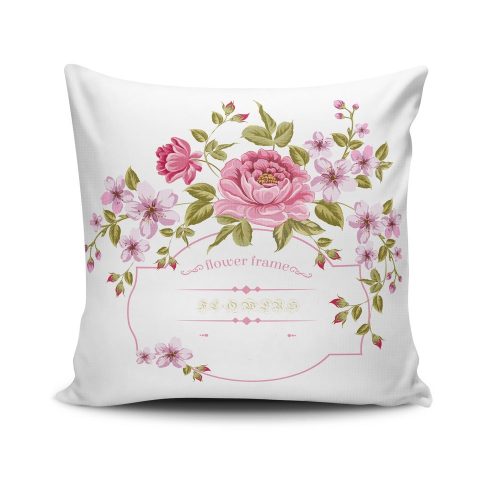 Stylish Cushion Cover 43x43 cm, 50% Cotton/50% Polyester, Washable & Ironable, Concealed Zip Closure | Perfect for Home Decor & Comfort