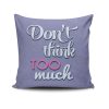 Stylish Cushion Cover 43x43 cm, 50% Cotton/50% Polyester, Washable & Ironable, Concealed Zip Closure | Perfect for Home Decor & Comfort