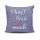 Stylish Cushion Cover 43x43 cm, 50% Cotton/50% Polyester, Washable & Ironable, Concealed Zip Closure | Perfect for Home Decor & Comfort