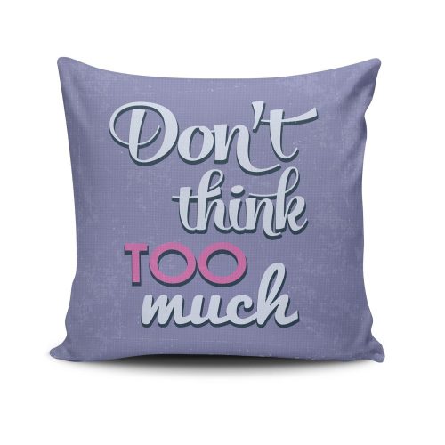 Stylish Cushion Cover 43x43 cm, 50% Cotton/50% Polyester, Washable & Ironable, Concealed Zip Closure | Perfect for Home Decor & Comfort