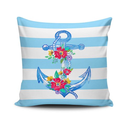Stylish Cushion Cover 43x43 cm, 50% Cotton/50% Polyester, Washable & Ironable, Concealed Zip Closure | Perfect for Home Decor & Comfort
