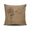 Stylish Cushion Cover 43x43 cm, 50% Cotton/50% Polyester, Washable & Ironable, Concealed Zip Closure | Perfect for Home Decor & Comfort
