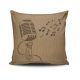 Stylish Cushion Cover 43x43 cm, 50% Cotton/50% Polyester, Washable & Ironable, Concealed Zip Closure | Perfect for Home Decor & Comfort