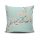 Stylish Cushion Cover 43x43 cm, 50% Cotton/50% Polyester, Washable & Ironable, Concealed Zip Closure | Perfect for Home Decor & Comfort