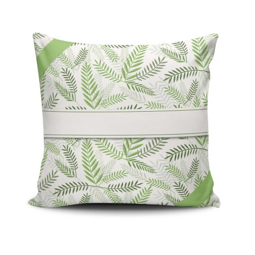Stylish Cushion Cover 43x43 cm, 50% Cotton/50% Polyester, Washable & Ironable, Concealed Zip Closure | Perfect for Home Decor & Comfort