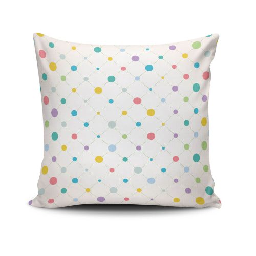 Stylish Cushion Cover 43x43 cm, 50% Cotton/50% Polyester, Washable & Ironable, Concealed Zip Closure | Perfect for Home Decor & Comfort