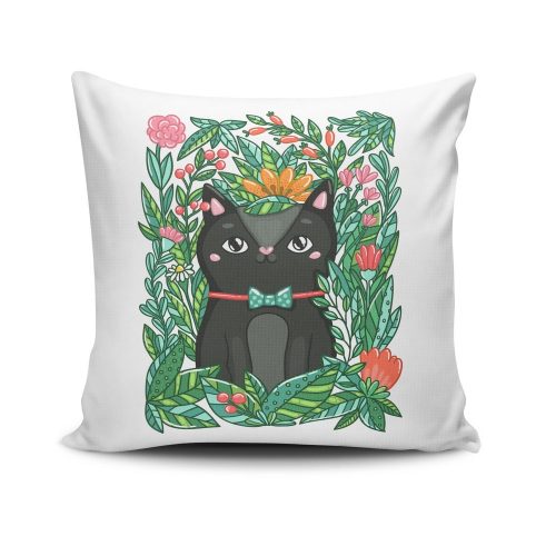 Stylish Cushion Cover 43x43 cm, 50% Cotton/50% Polyester, Washable & Ironable, Concealed Zip Closure | Perfect for Home Decor & Comfort