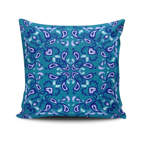 Stylish Cushion Cover 43x43 cm, 50% Cotton/50% Polyester, Washable & Ironable, Concealed Zip Closure | Perfect for Home Decor & Comfort