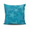 Stylish Cushion Cover 43x43 cm, 50% Cotton/50% Polyester, Washable & Ironable, Concealed Zip Closure | Perfect for Home Decor & Comfort