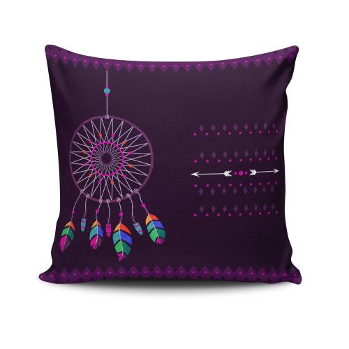 Stylish Cushion Cover 43x43 cm, 50% Cotton/50% Polyester, Washable & Ironable, Concealed Zip Closure | Perfect for Home Decor & Comfort