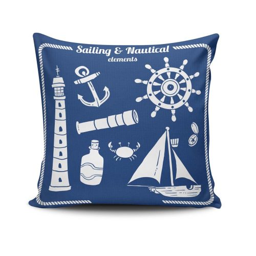 Stylish Cushion Cover 43x43 cm, 50% Cotton/50% Polyester, Washable & Ironable, Concealed Zip Closure | Perfect for Home Decor & Comfort