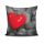 Stylish Cushion Cover 43x43 cm, 50% Cotton/50% Polyester, Washable & Ironable, Concealed Zip Closure | Perfect for Home Decor & Comfort