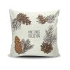 Stylish Cushion Cover 43x43 cm, 50% Cotton/50% Polyester, Washable & Ironable, Concealed Zip Closure | Perfect for Home Decor & Comfort