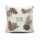 Stylish Cushion Cover 43x43 cm, 50% Cotton/50% Polyester, Washable & Ironable, Concealed Zip Closure | Perfect for Home Decor & Comfort