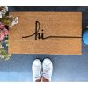 Durable Coco Doormat, 70 x 40 cm, Brown & Black | 100% Coconut Fiber | Eco-Friendly, Stylish Entryway Mat for Home & Office Use