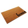 Durable Coco Doormat, 70 x 40 cm, Brown & Black | 100% Coconut Fiber | Eco-Friendly, Stylish Entryway Mat for Home & Office Use