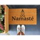 Durable Coco Doormat, 70 x 40 cm, Brown & Black | 100% Coconut Fiber | Eco-Friendly, Stylish Entryway Mat for Home & Office Use