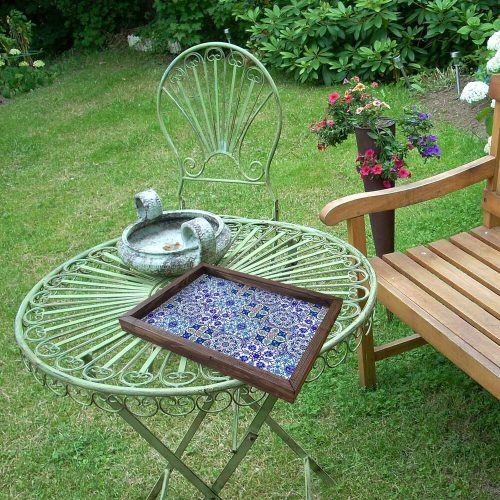 Elegant Wooden Tray, 30 x 40 cm | 100% MDF Painting (2.7mm) & 100% Pine Wood Frame (17x35mm) | Perfect for Serving & Home Décor