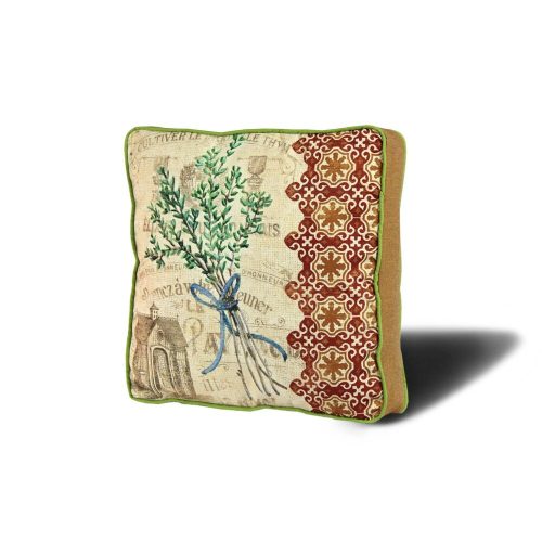 Soft & Stylish Cushion (42 x 42 cm), 50% Cotton/50% Polyester, Washable & Ironable, Concealed Zip, Silicone Filling | Perfect for Home Decor & Comfort