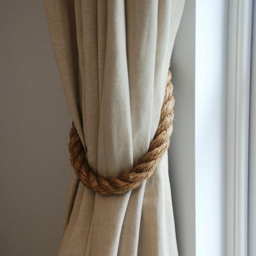 Modern Walnut Pipe Hook, 60 cm x 2 cm x 2 cm | 100% Rope, Wall-Mountable | Rustic & Humorous Design for Stylish Home Décor