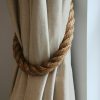 Modern Walnut Pipe Hook, 60 cm x 2 cm x 2 cm | 100% Rope, Wall-Mountable | Rustic & Humorous Design for Stylish Home Décor