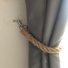 Modern Walnut Pipe Hook, 60 cm x 2 cm x 2 cm | 100% Rope, Wall-Mountable | Rustic & Humorous Design for Stylish Home Décor